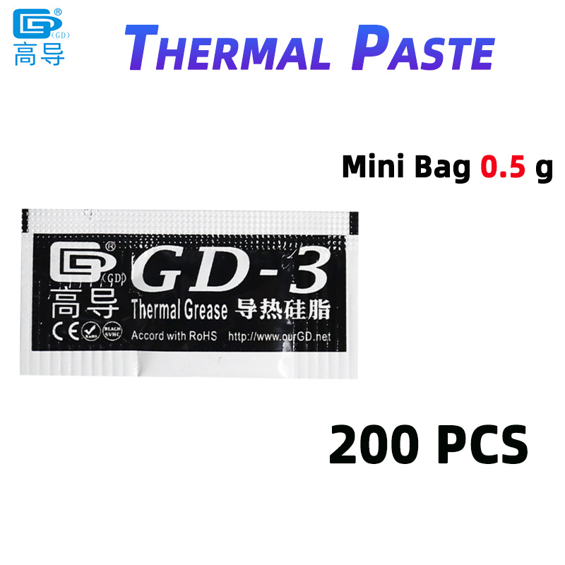 Thermal Paste - Net Weight 0.5 Gram 200 PCS
