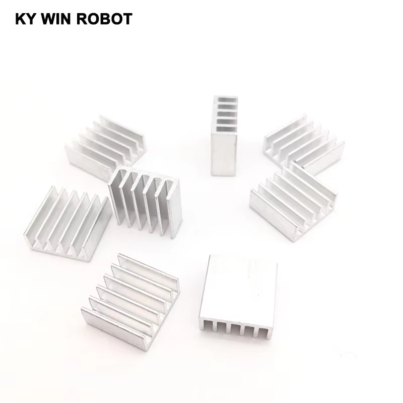Heatsink - 50pcs Extruded Aluminum Heatsink 14x14x6mm for