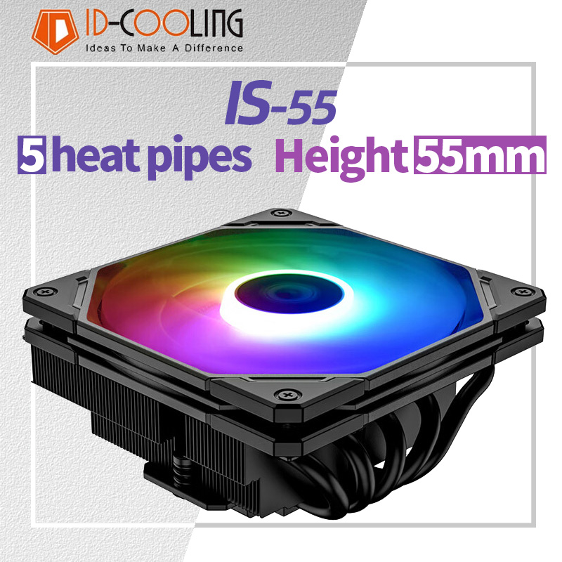 Cpu Heatsink - ID-COOLING IS-55 5Heatpipe CPU Cooler Down