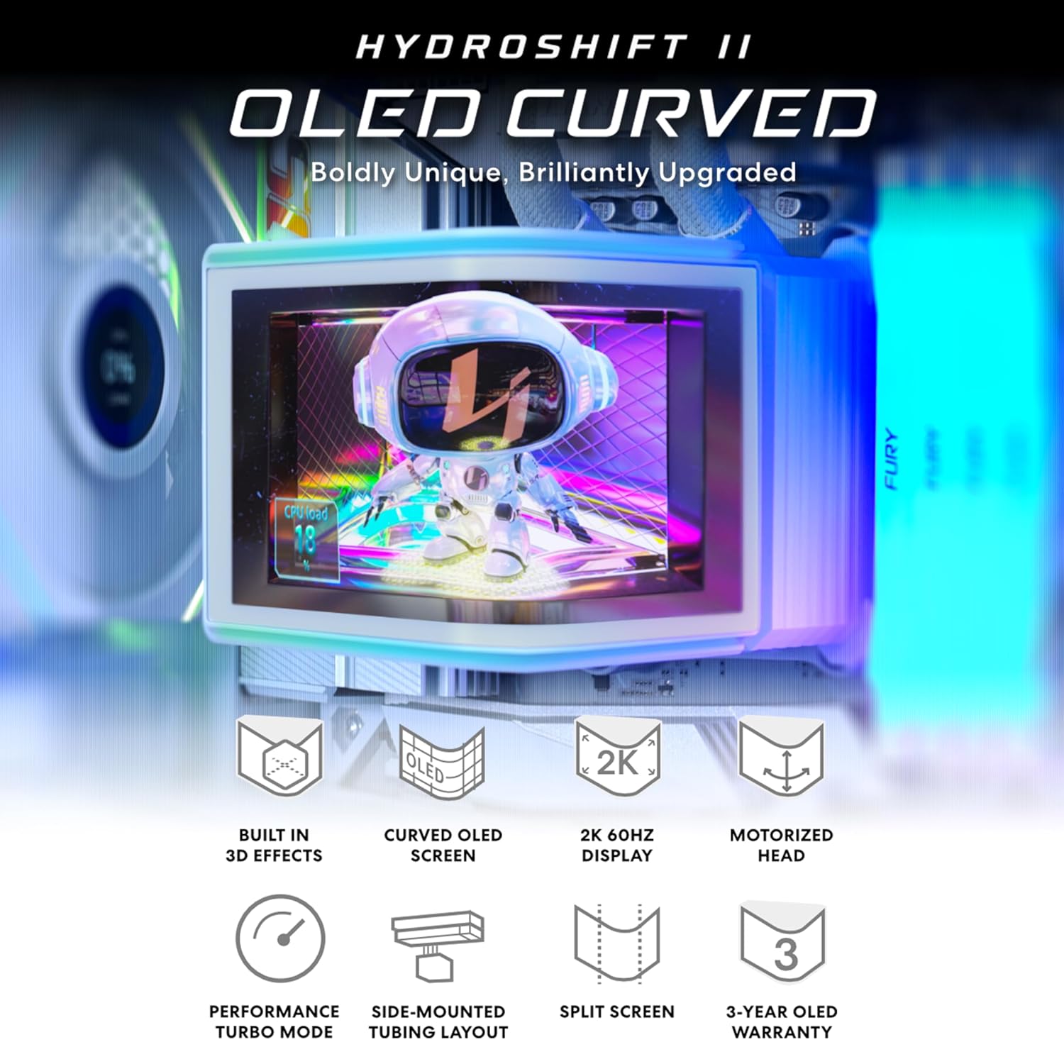 Lian Li Hydroshift II OLED Cur - Aio Liquid Cooler recension och pris