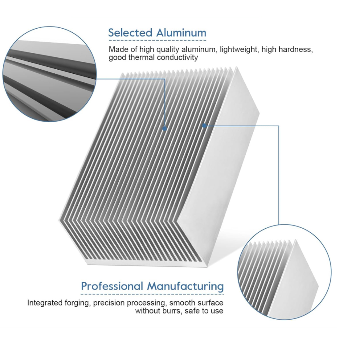 DIY Cooler Aluminum Heatsink G - Heatsink recension och pris