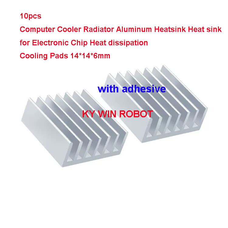 10Pcs Mini Adhesive Aluminum R - Heatsink recension och pris