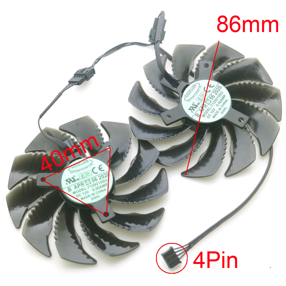 T129215SU 12V 0.50A 86mm VGA F - Cpu Heatsink recension och pris