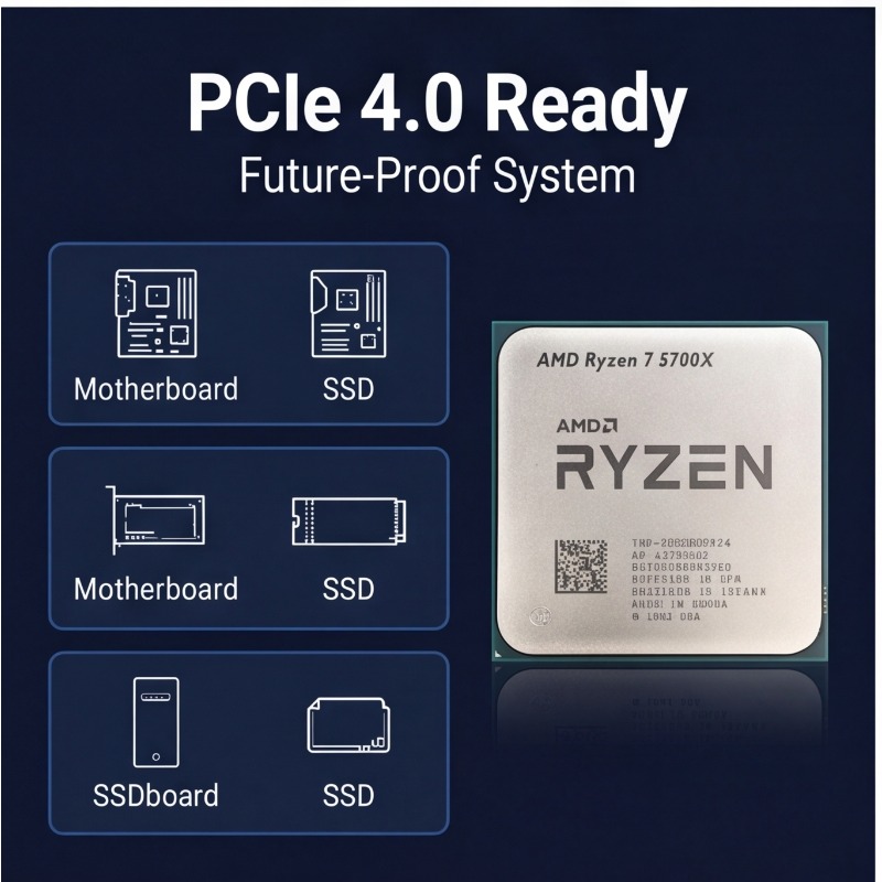 AMD Ryzen 7 5700X Processor Fo - Cpu Fan recension och pris