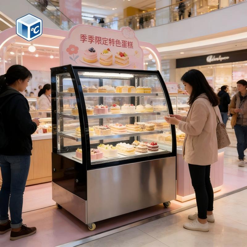 2 Tier Commercial Cake Display - Case Fan recension och pris