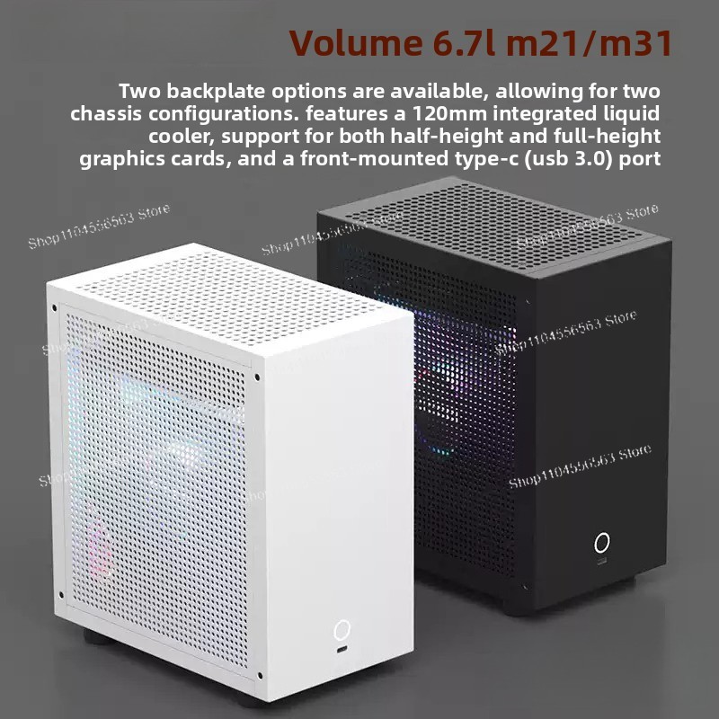 M21 / M31 Mini ITX Computer Ca - Aio Liquid Cooler recension och pris