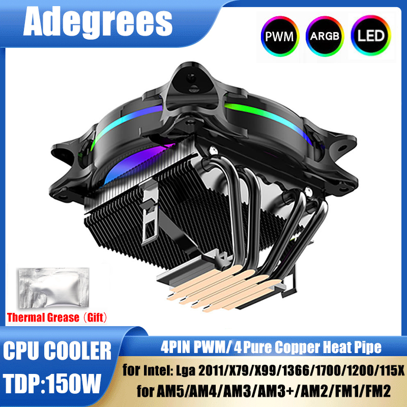 X99 CPU Air Cooler 3Pin/4Pin A - Cpu Heatsink recension och pris
