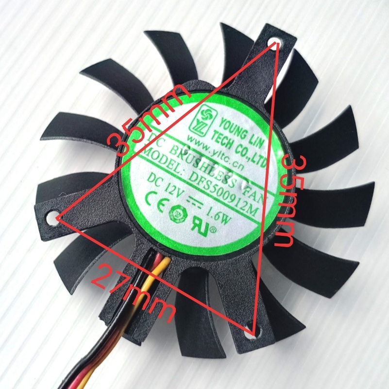 1PC New for DFS500912L DFS5009 - Cpu Heatsink recension och pris