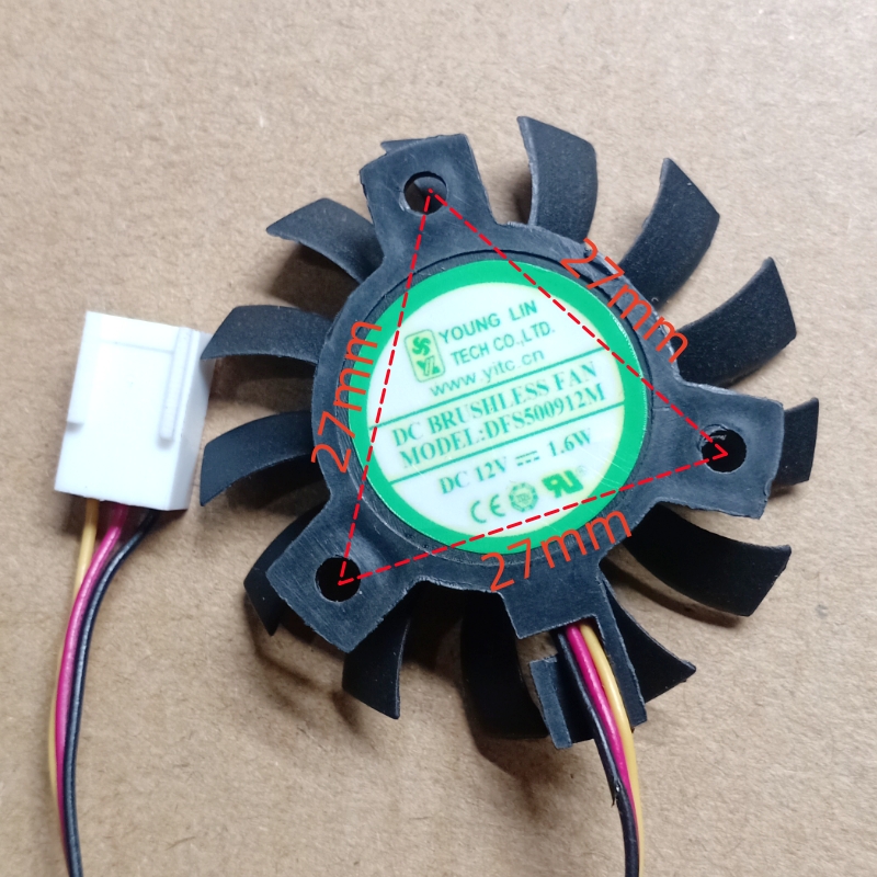 1PC New for DFS500912L DFS5009 - Cpu Heatsink recension och pris