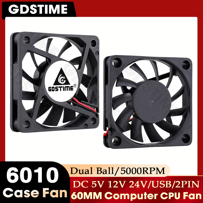 GDSTIME 60mm Fan 24V 12V Fan 6 - Gpu Cooler recension och pris