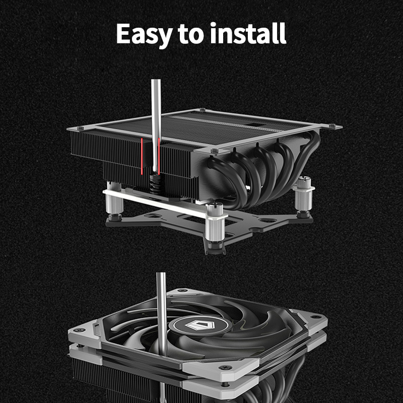 ID-COOLING IS-55 5Heatpipe CPU - Cpu Heatsink recension och pris