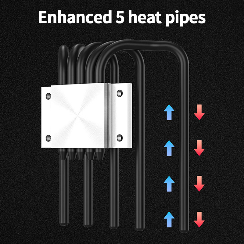 ID-COOLING IS-55 5Heatpipe CPU - Cpu Heatsink recension och pris