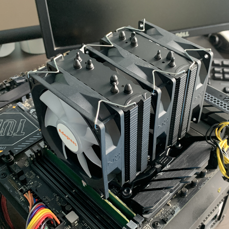 RGB CPU Cooler AM4 6 Heat Pipe - Cpu Heatsink recension och pris