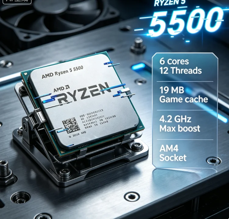 AMD Ryzen 5 5500 Studio Multi  - Cpu Cooler recension och pris