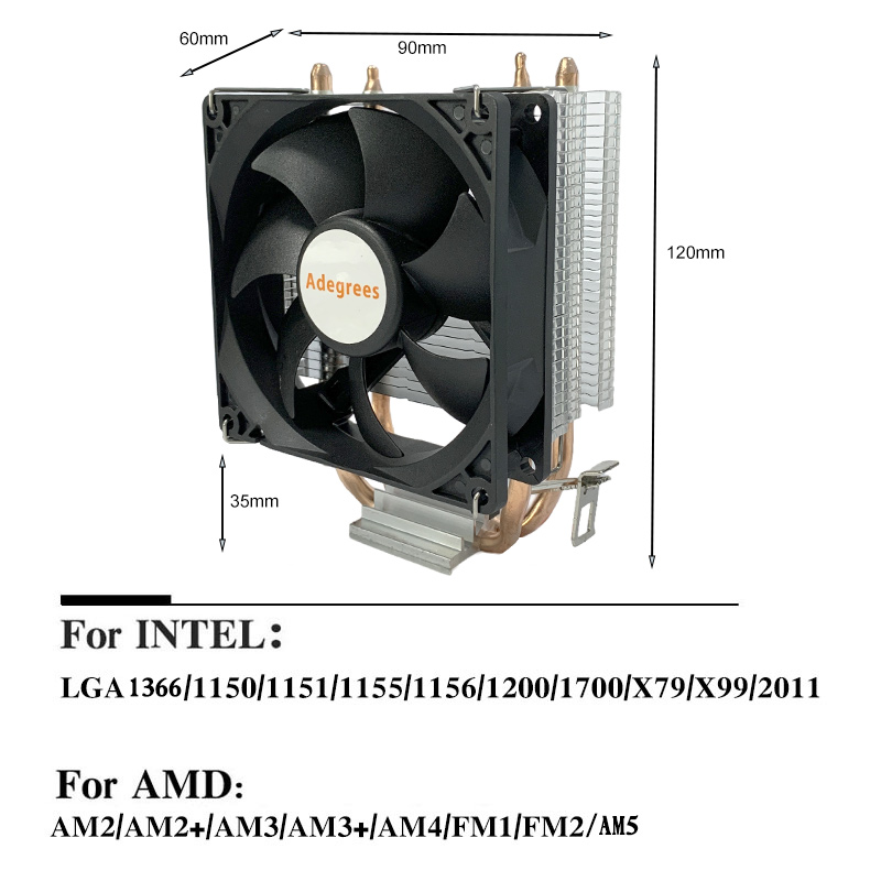 X99 CPU Air Cooler PC Processo - Cpu Heatsink recension och pris